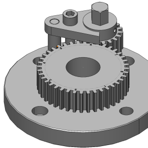 ASM,MANDREL ADJ NUT 1.38-16 CMS 1655200