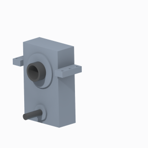 GEARBOX, REDUCER, 14:1, 21.375 x 34, 5.438 DIA QUILL, BROWNING