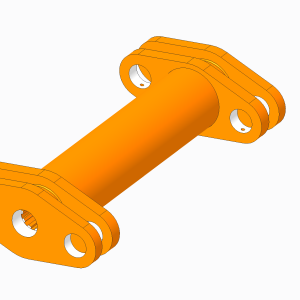 ADAPTER,ROTAC CTR 28.5 X 15 UNILOY  DOUBLE CLAMP