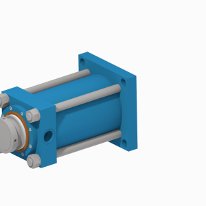 CYL,HYD 8.0BX5.5RX9.25S 24 SAE COMM PREFILL FLANGE END