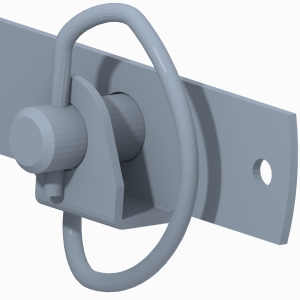 LATCH,SPRING HEX SOCKET GRIP RANGE 2.4MM-14.3MM