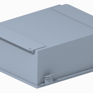 ENCL,W/PL 12.00H 10.00W 5.00D CONT HINGE