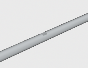 SHAFT,SPREADER 1.25 X 23.4LG UR65